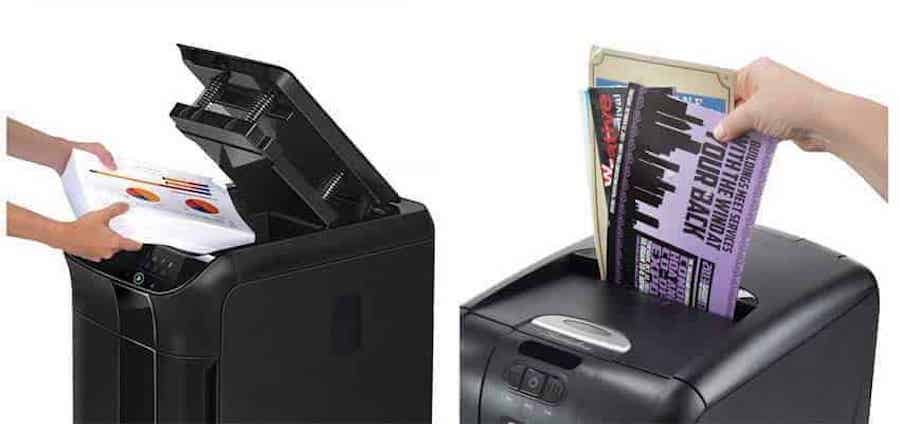 auto-feed-destructora de papel automatica