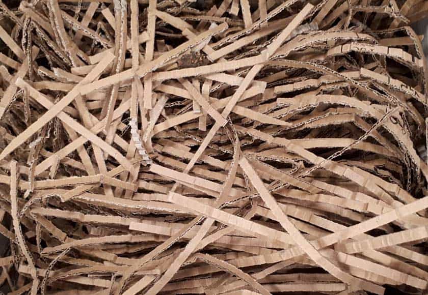 destructora papel carton cortes